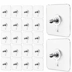 Heavy Duty Self-Adhesive Wall Hooks | Bathroom, Kitchen, Bedroom | [Pack of 10]