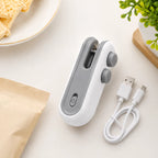 Portable Mini 2 in 1 Sealing Machine | USB Rechargable | Food Sealer & Cutter